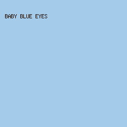 A4CBE9 - Baby Blue Eyes color image preview