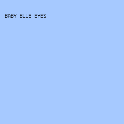 A6C9FF - Baby Blue Eyes color image preview
