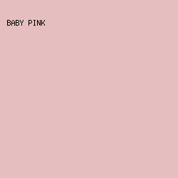 E5BFBF - Baby Pink color image preview