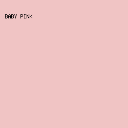 F0C4C4 - Baby Pink color image preview
