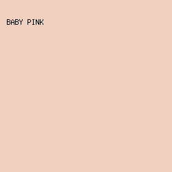 F2D0BF - Baby Pink color image preview