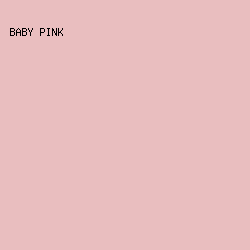 e9bebf - Baby Pink color image preview