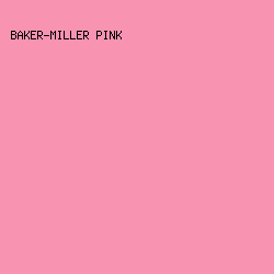 F893B2 - Baker-Miller Pink color image preview