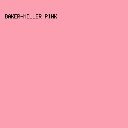 FC9FB1 - Baker-Miller Pink color image preview