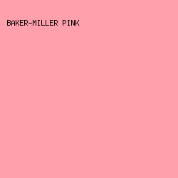 FFA0AC - Baker-Miller Pink color image preview