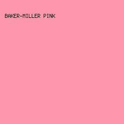fc97ae - Baker-Miller Pink color image preview