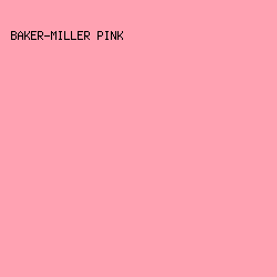 ffa2b2 - Baker-Miller Pink color image preview