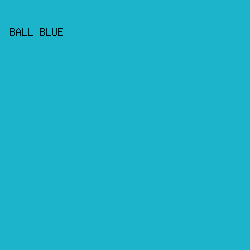 1CB4CB - Ball Blue color image preview
