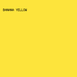 FDE43C - Banana Yellow color image preview