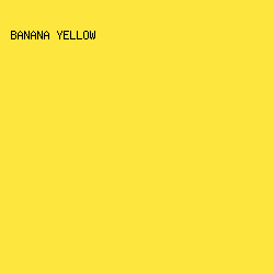 FDE63D - Banana Yellow color image preview