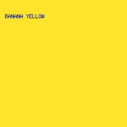FFE42B - Banana Yellow color image preview