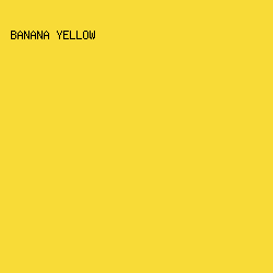 f8db37 - Banana Yellow color image preview