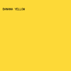 fdd937 - Banana Yellow color image preview
