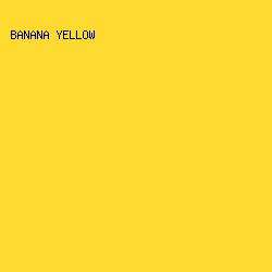 ffdb31 - Banana Yellow color image preview
