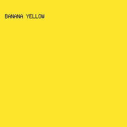 ffe62e - Banana Yellow color image preview