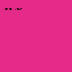 E52B8A - Barbie Pink color image preview
