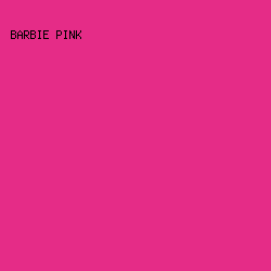 E52C87 - Barbie Pink color image preview