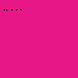E81788 - Barbie Pink color image preview