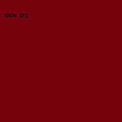 77030E - Barn Red color image preview