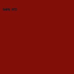 810e07 - Barn Red color image preview