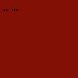 831005 - Barn Red color image preview