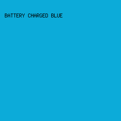 0CABD9 - Battery Charged Blue color image preview