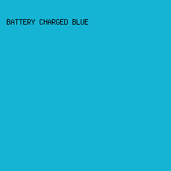 15B4D4 - Battery Charged Blue color image preview