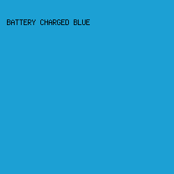 1CA0D4 - Battery Charged Blue color image preview