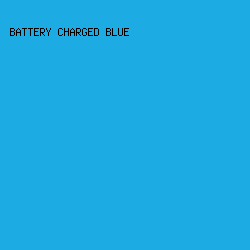 1CABE2 - Battery Charged Blue color image preview