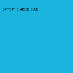 1ab4df - Battery Charged Blue color image preview