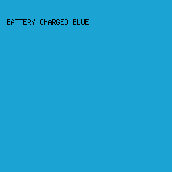1ba4d3 - Battery Charged Blue color image preview