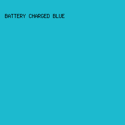 1cbacf - Battery Charged Blue color image preview