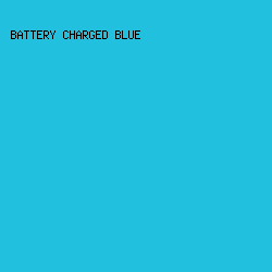 20C0DE - Battery Charged Blue color image preview