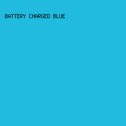 20bbde - Battery Charged Blue color image preview