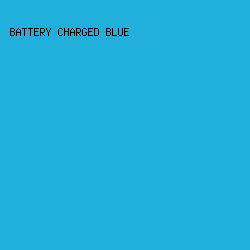 21B0DB - Battery Charged Blue color image preview