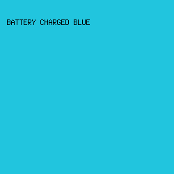 21C5DE - Battery Charged Blue color image preview