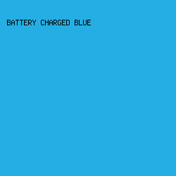 25aee4 - Battery Charged Blue color image preview