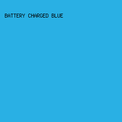 29B0E4 - Battery Charged Blue color image preview