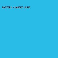 29BCE6 - Battery Charged Blue color image preview