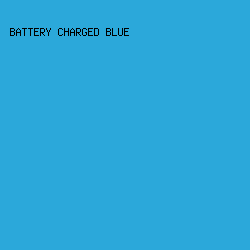 2BA8DA - Battery Charged Blue color image preview