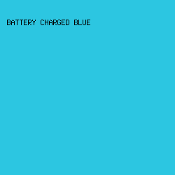 2cc6e1 - Battery Charged Blue color image preview