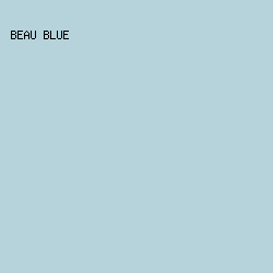 B6D3DB - Beau Blue color image preview