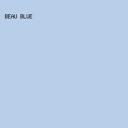 B7CFE9 - Beau Blue color image preview