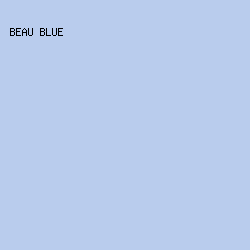 B9CCED - Beau Blue color image preview