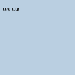 BACFE1 - Beau Blue color image preview