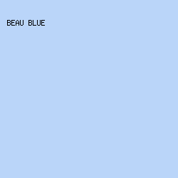 BAD5F9 - Beau Blue color image preview