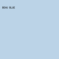 BBD3E7 - Beau Blue color image preview