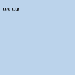 BBD3EB - Beau Blue color image preview