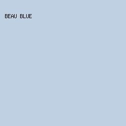 BFD0E3 - Beau Blue color image preview