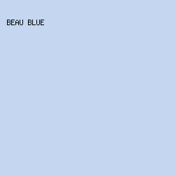 C4D6F0 - Beau Blue color image preview